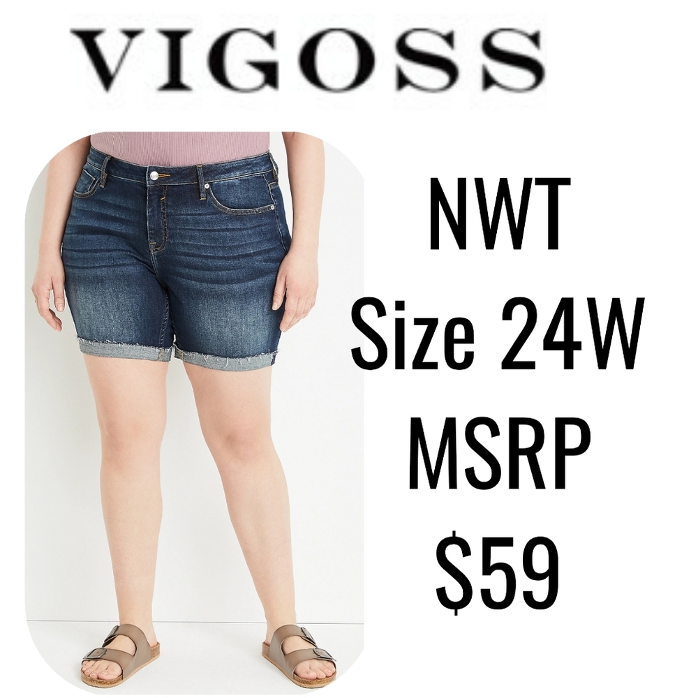 NWT Vigoss Shorts Plus Size 24W